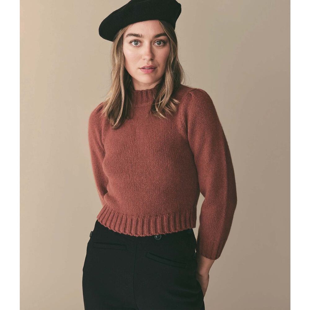 NWT Doen May cashmere sweater Dusty Rose XS - Picture 8 of 10